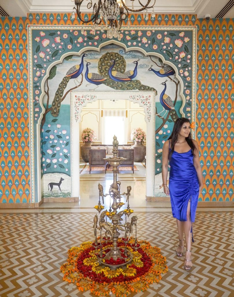 Taj Jai Mahal Palace where to stay in luxury Jaipur the style traveller Bonnie Rakhit India itinerary interiors