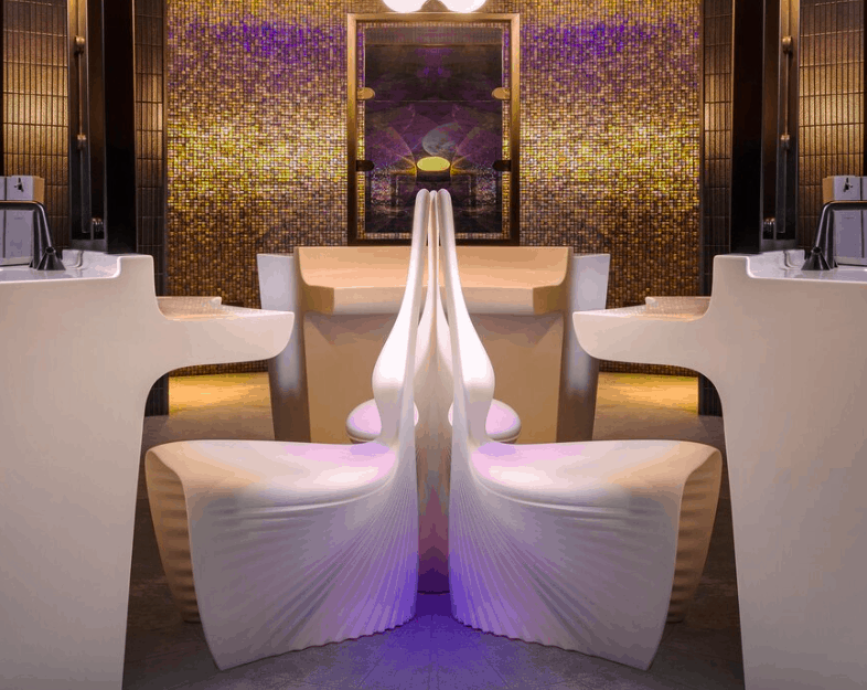 away spa interior at the W the palm dubai