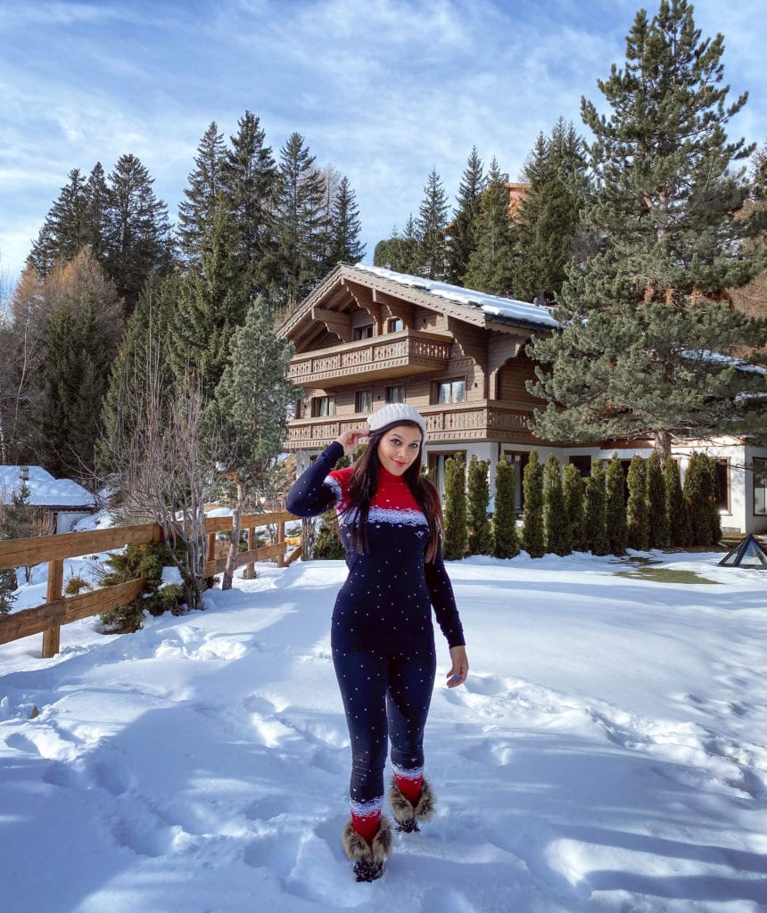 The Ultimate Luxury Ski Chalet - Ultima Crans Montana, Switzerland Bonnie Rakhit sweaty betty base layers