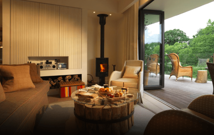 Chewton Glen interiors tree top house