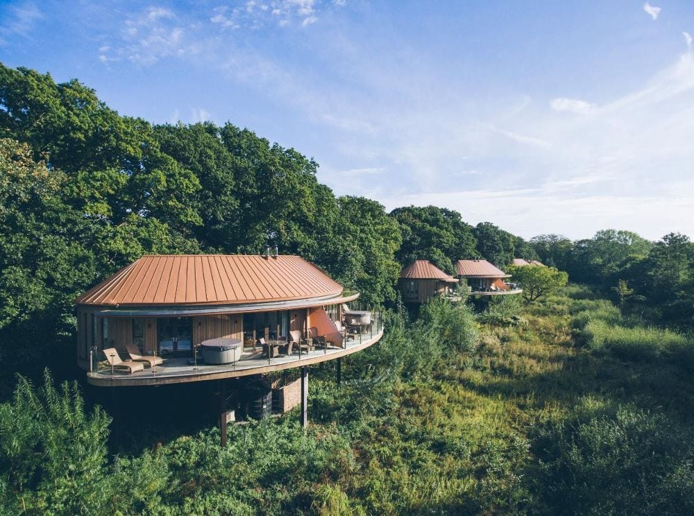 Chewton glen tree houses best spa breaks in Uk England