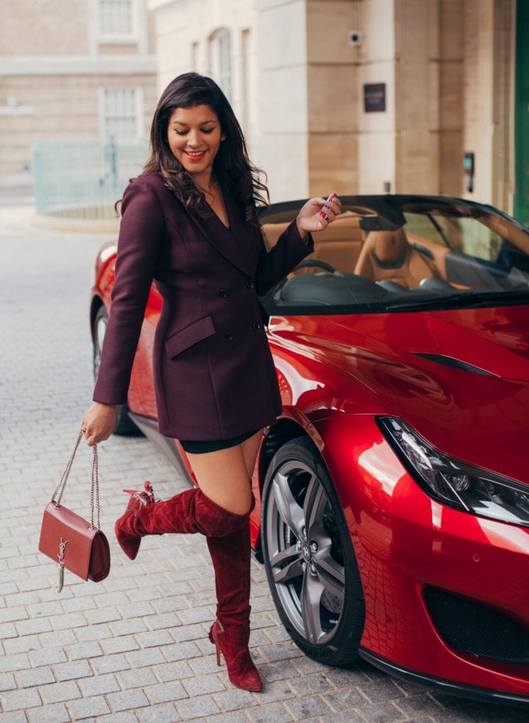 UK Staycation at the University Arms Hotel, Cambridge Bonnie Rakhit Ferrari Portofino 2