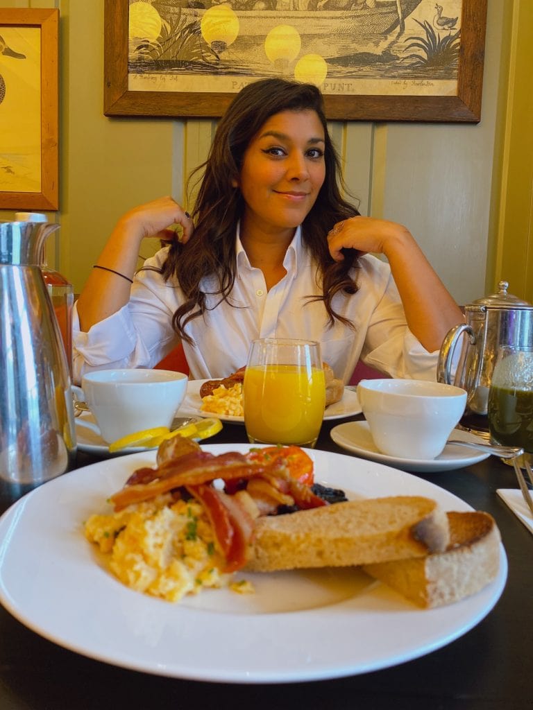 University Arms Hotel, Cambridge Bonnie Rakhit full english breakfast