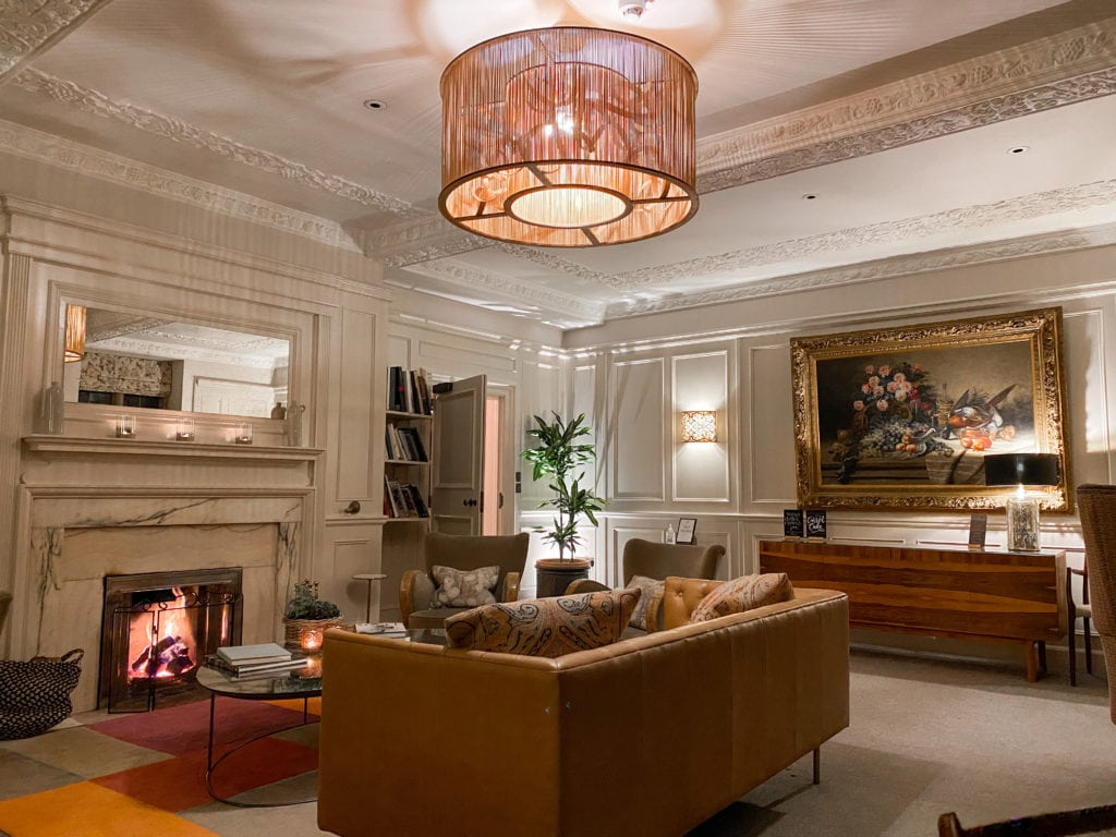 Foxhill Manor wine cellar best spa hotels uk lounge