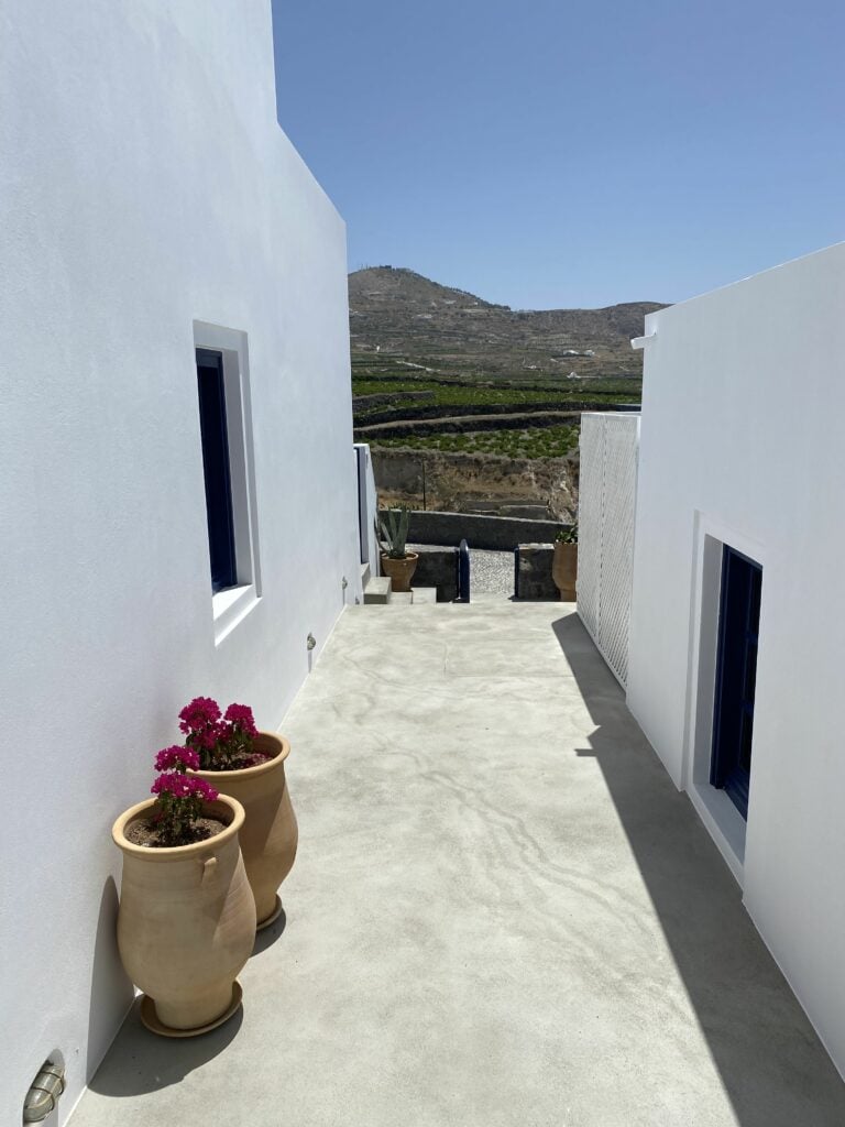 Epic greek architecture at Vedema Hotel Santorini