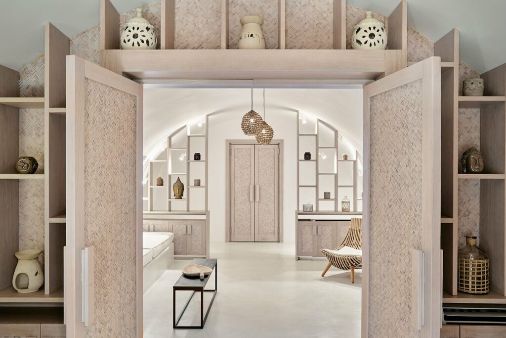 Elios Spa at Vedema hotel santorini greece