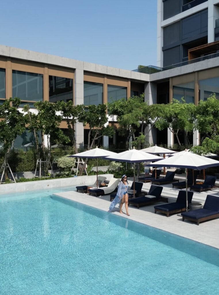 Staying at The Best Hotel in the World - Capella Bangkok bonnie rakhit pool